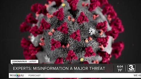 Experts say COVID-19 misinformation is a major threat