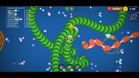 CASUAL AZUR GAMES Worms Zone .io - Hungry Snake 27