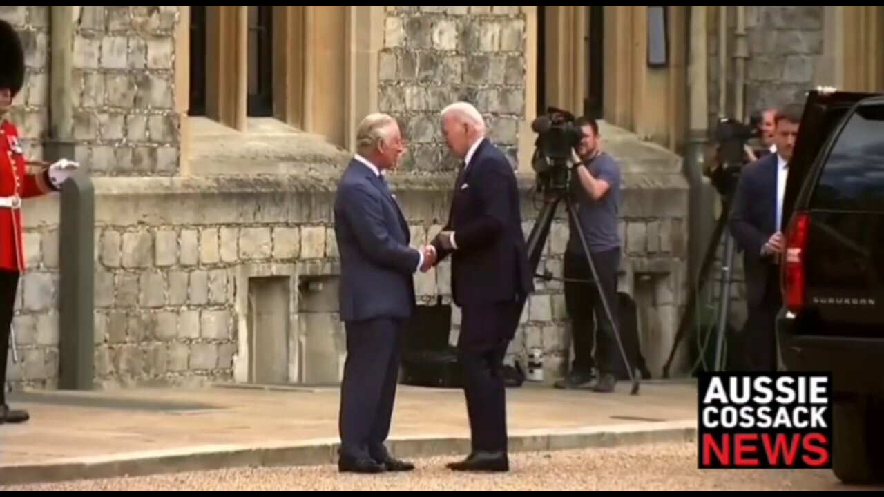 David Attenborough narrates Joe Biden's meeting with King Charles.