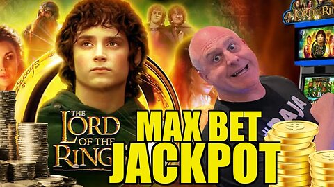 Rare High Limit Lord of The Rings Jackpots 💍 The Raja Lands Back to Back Handpays on The Hobbit!