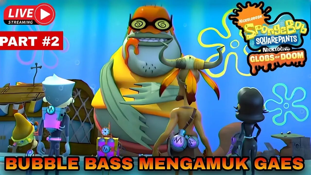 Dengan cara ini Spongebob menyelamarkan Bubble bass | spongebob Squarepant: Globs of Doom