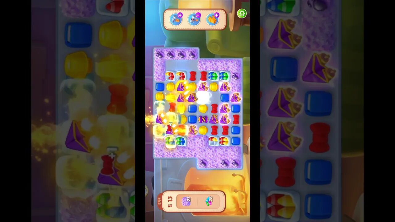 Shorts Playrix Homescapes Gameplay Walkthrough Level 12737-010