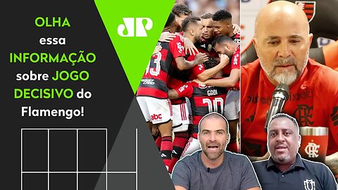 "ISSO É BEM OUSADO! E eu acho que o Sampaoli VAI GOSTAR DESSA INFORMAÇÃO!" Pilhado FALA do Flamengo!