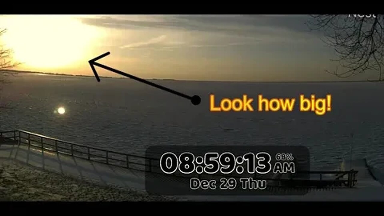 Planet x Nibiru Update, Lake Huron sunrise, 12-29-22, dedicated to Planet X Hunter AKA Dave😎