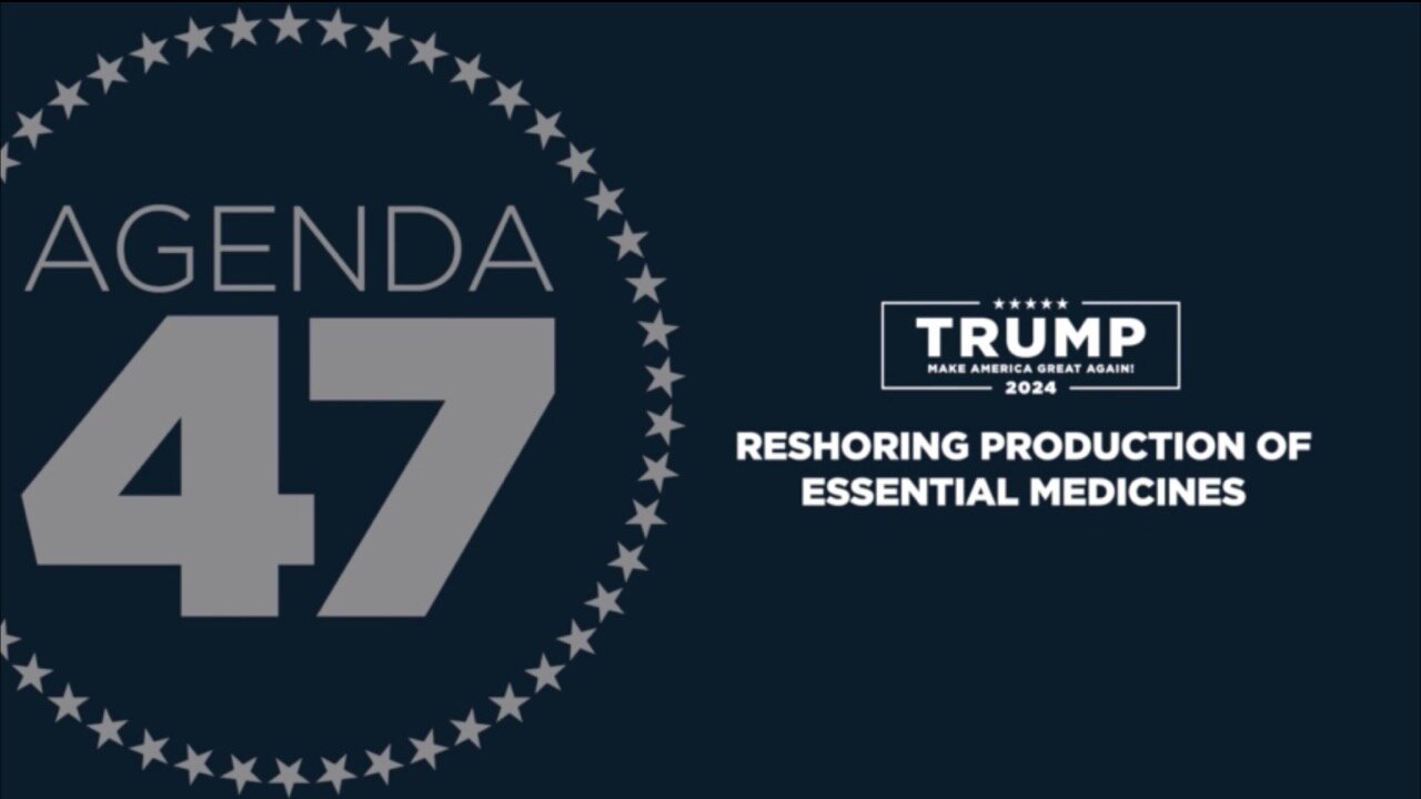 RETURNING PRODUCTION OF ESSENTIAL MEDICINES BACK TO AMERICA AND ENDING BIDEN’S…