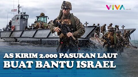 Palestina Terjepit, AS Mau Kirim 2.000 Pasukan Laut ke Israel