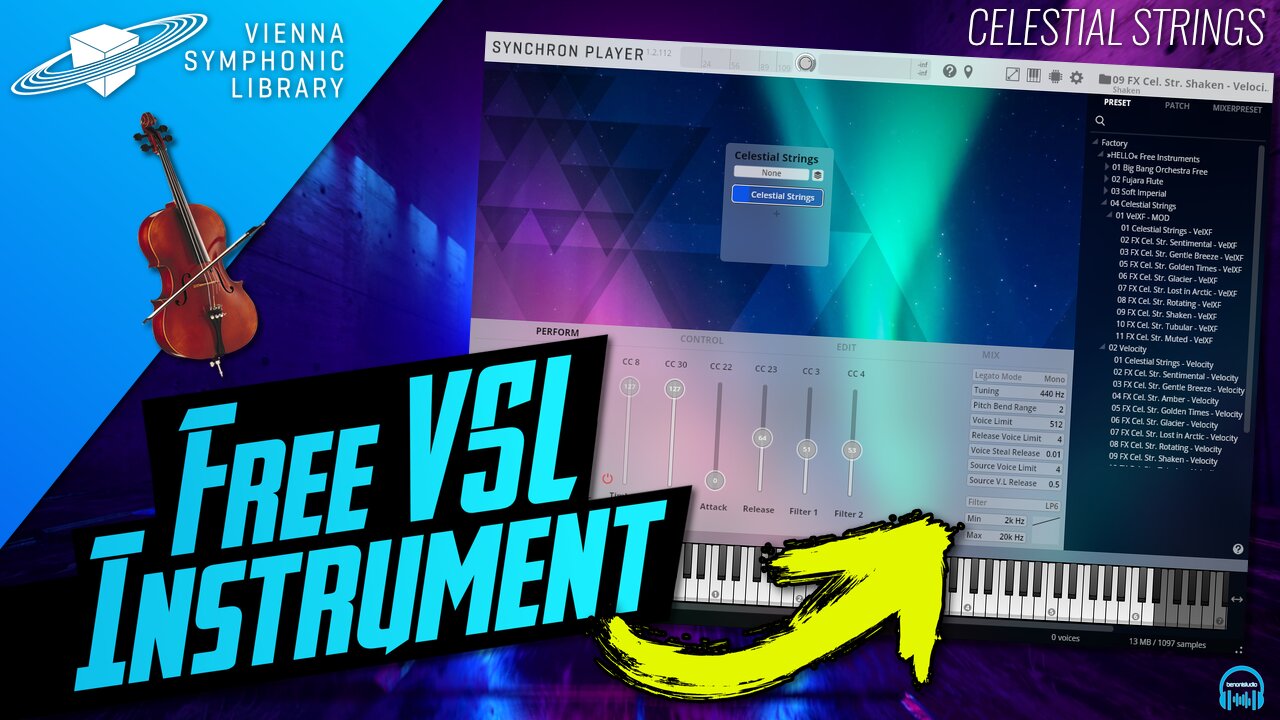 FREE VSL INSTRUMENT - Celestial Strings 🎻🔥