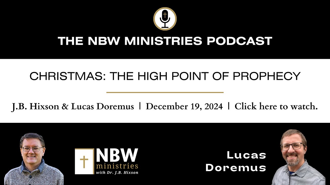 1095. Christmas: The High Point of Prophecy