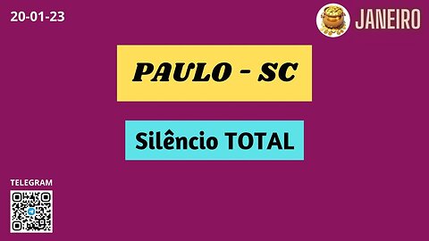 PAULO-SC Silêncio TOTAL