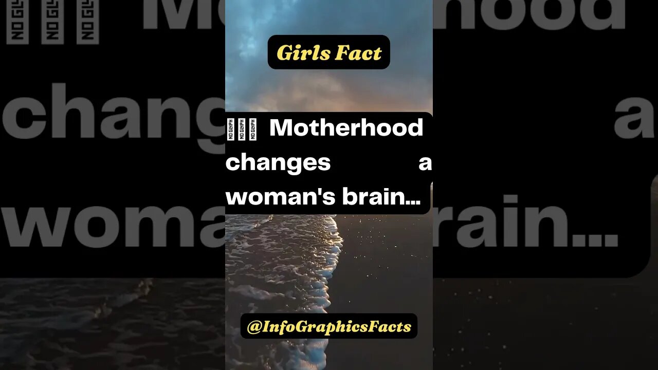 👩‍👧‍👦 Motherhood changes a woman's brain