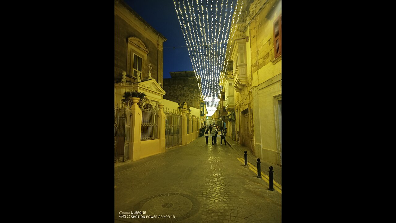 Spaziergang im Zentrum von Victoria Gozo Malta