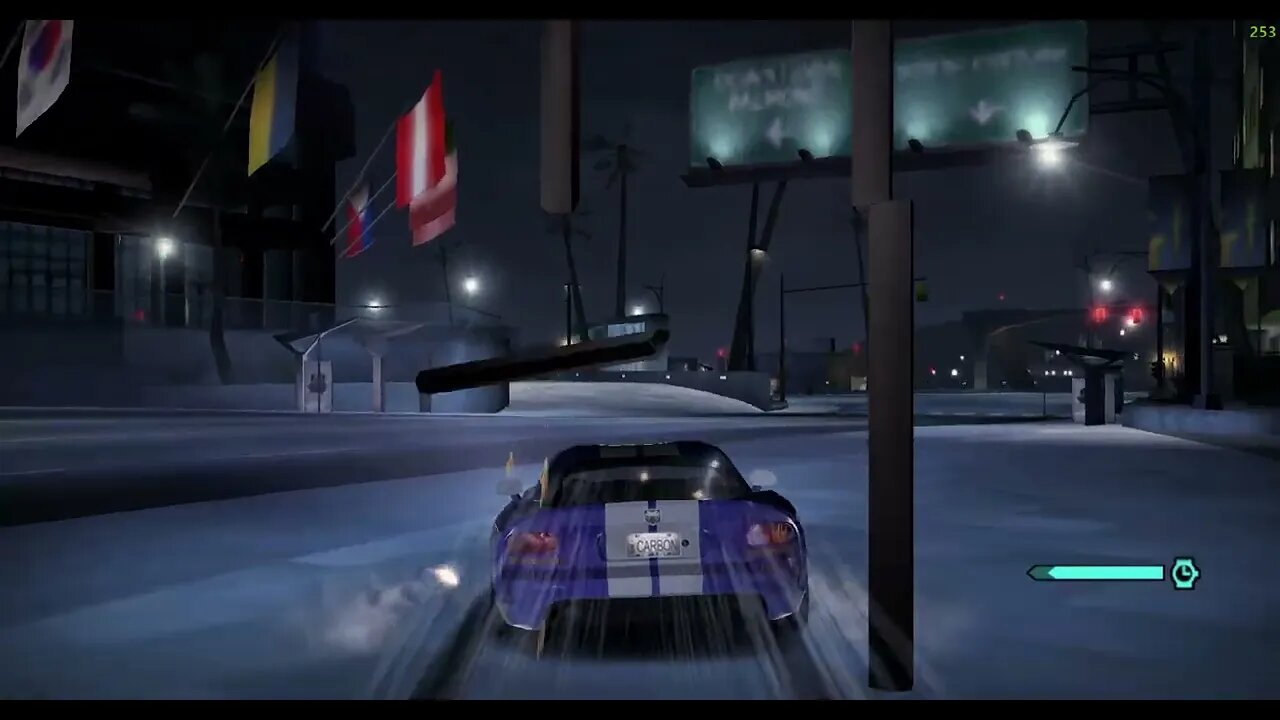 un inseguimento su NFS carbon andato bene