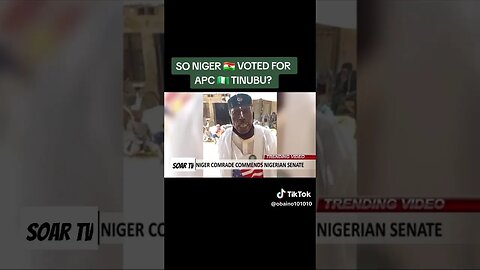 Nigeriens voted for Tinubu voice out warning Mr president of military intervention in the country