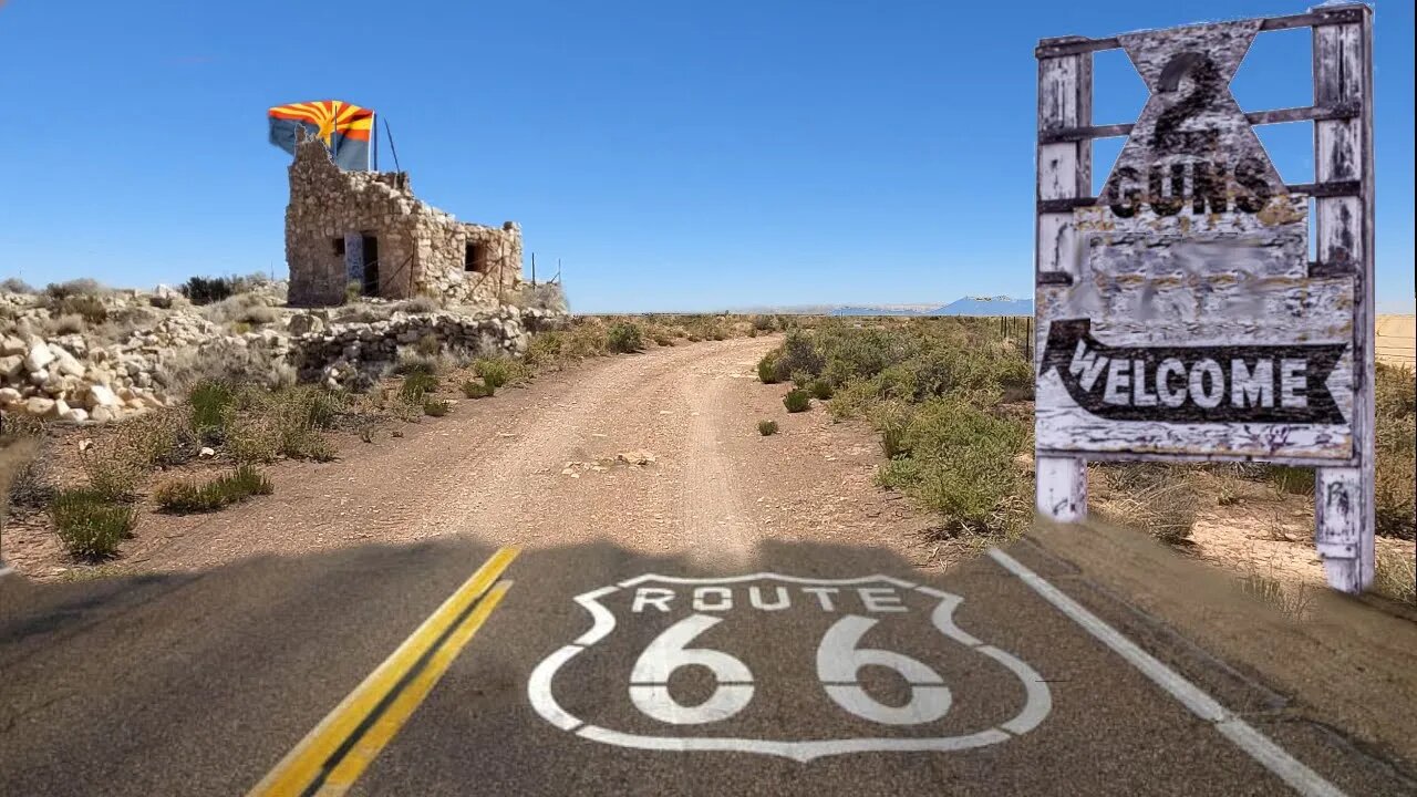 True Arizona Ghost Town: Two Guns