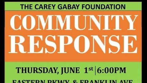 Carey Gabay Foundation Community Response Franklin/Eastern Pkway 6/1/23 #GunViolenceAwarenessMonth