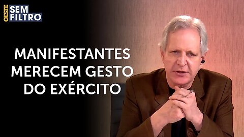 Augusto Nunes: ‘Exército deveria recolher manifestantes que estão na frente dos quartéis’ | #osf