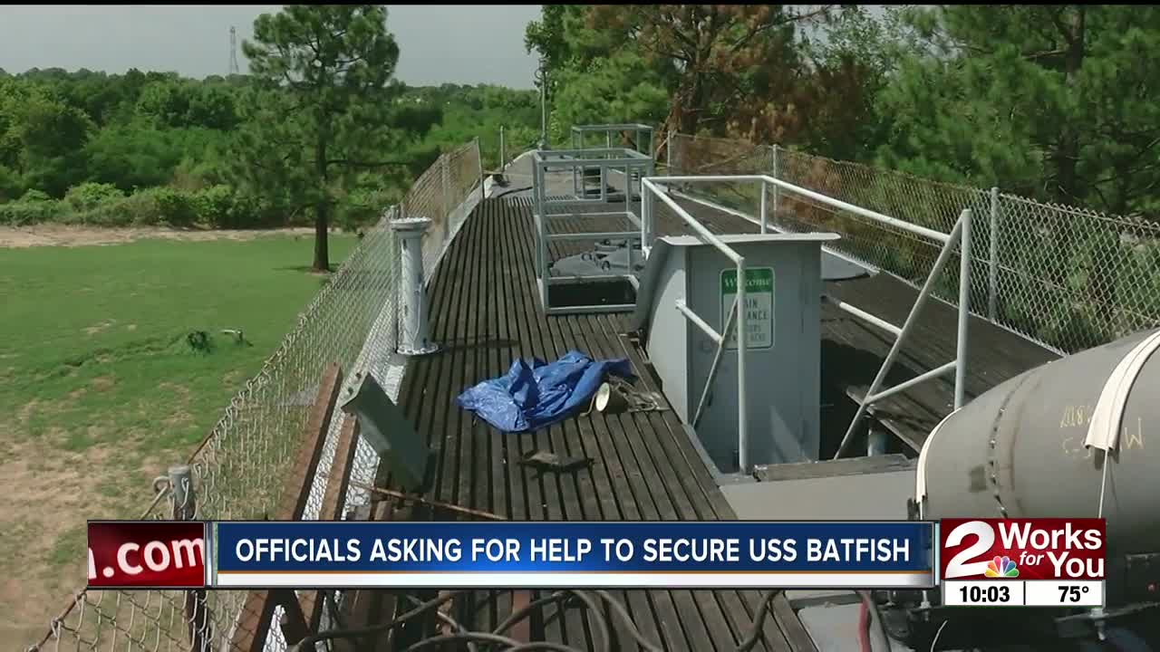 The search for help to secure USS Batfish