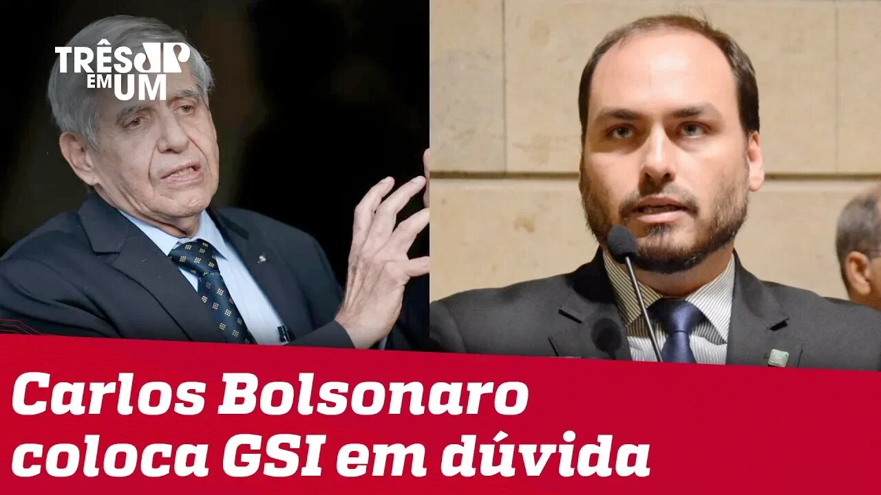 Carlos Bolsonaro direciona ataques a General Heleno e ao GSI