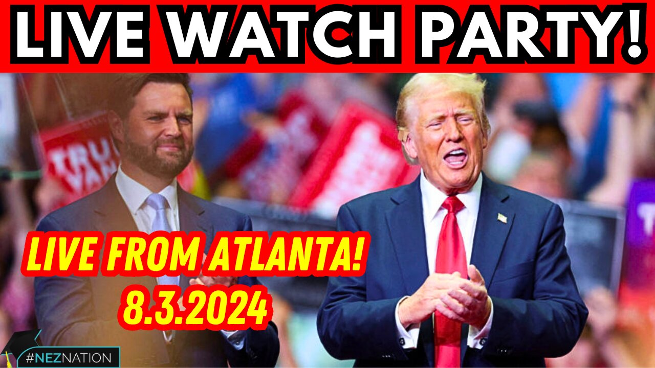 LIVE: President Donald Trump Rally in Atlanta, Ga. with JD Vance! (ULTIMATE WATCH PARTY)