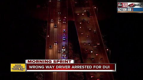 Wrong-way driver arrested after crash on Howard Frankland, woman in critical condition