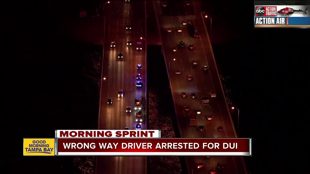 Wrong-way driver arrested after crash on Howard Frankland, woman in critical condition
