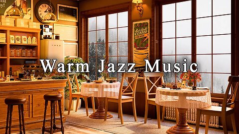 Soft Jazz Music & Cozy Coffee Shop Ambience ☕ Relaxing Jazz Instrumental Music to Relax, Study, Work