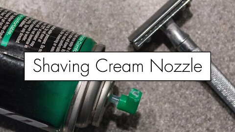 5 Minute Fix : Shaving Cream Nozzle