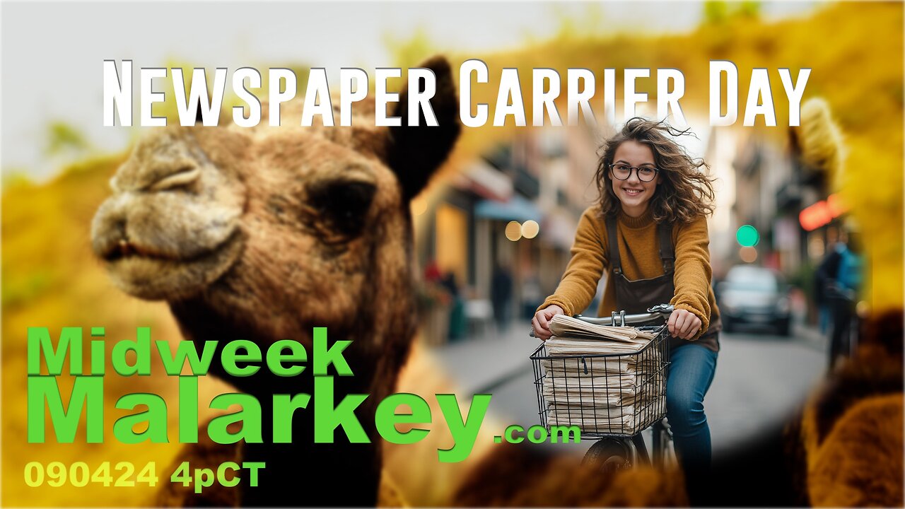 Newspaper Carrier Day - Midweek Malarkey 090424