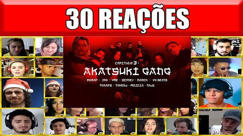 MULT REACT Akatsuki Gang - MHRAP,Jag,VMZ,Sidney Scaccio,Marck,VG, TKRAPS, Takeru, Felícia Rock, Tauz