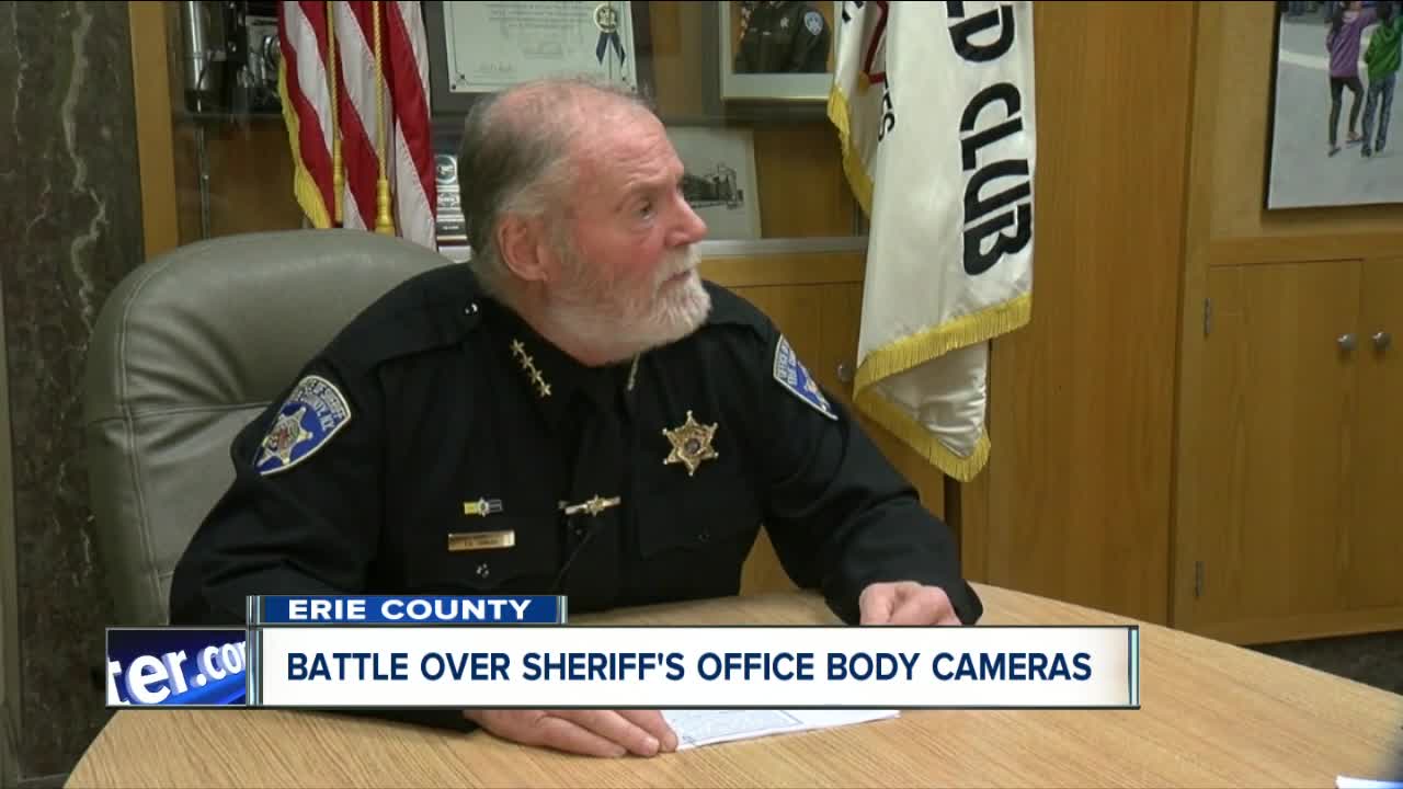 Battle over Erie County Sheriff's Office body cameras