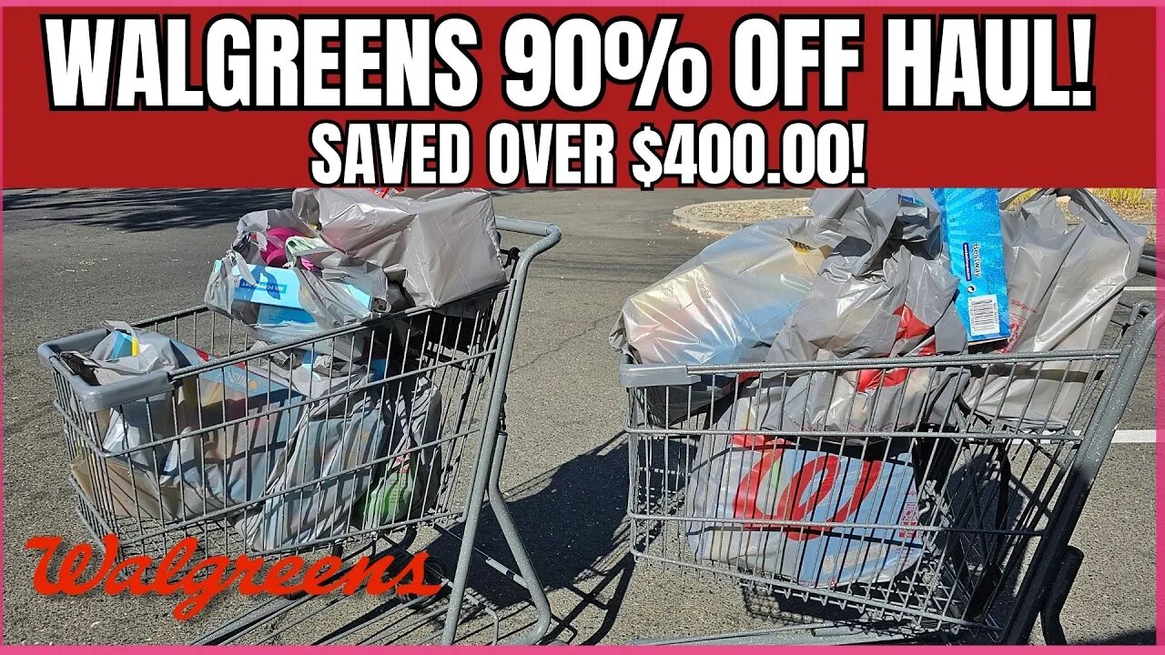 WALGREENS 90% OFF SUMMER | SAVED OVER $400.00 | AMAZING FINDS #walgreens #walgreenscoupons