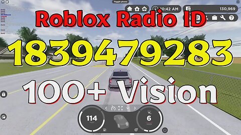 Vision Roblox Radio Codes/IDs