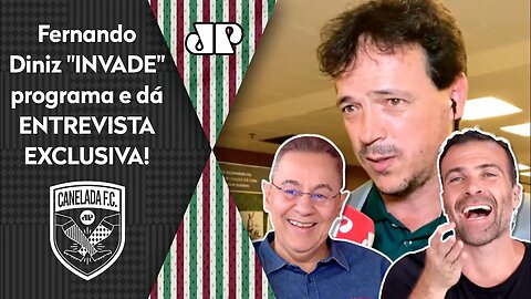 SENSACIONAL! Fernando Diniz "INVADE" programa AO VIVO e MANDA RECADO após Fluminense x Palmeiras!