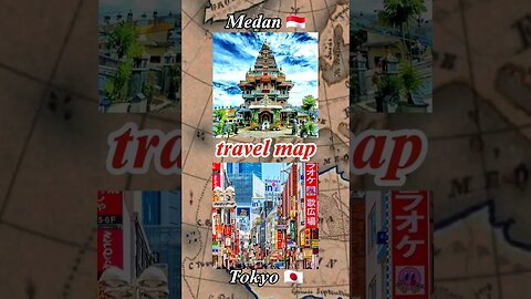 Perjalanan Dari Medan 🇮🇩 Ke Tokyo 🇯🇵 #shorts #jepang #japan #sumatra