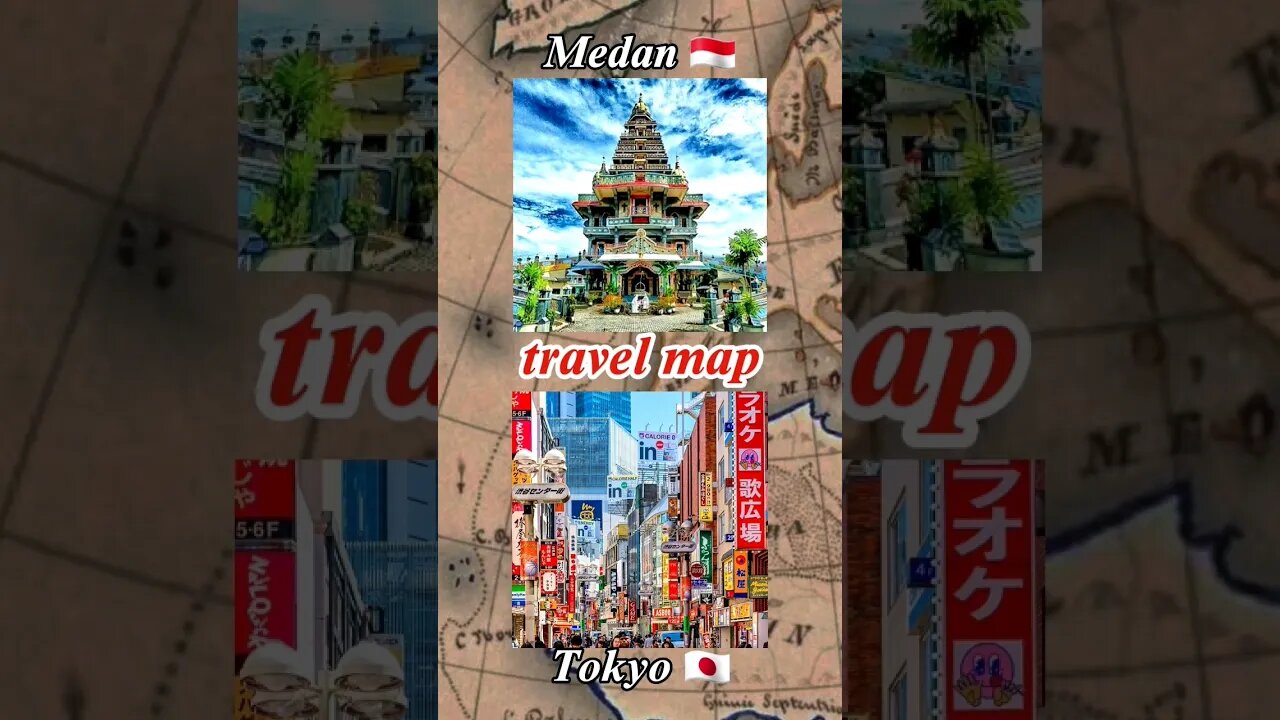 Perjalanan Dari Medan 🇮🇩 Ke Tokyo 🇯🇵 #shorts #jepang #japan #sumatra