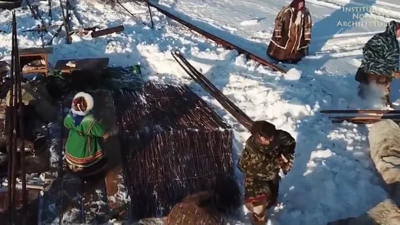 Warmest ! Tent ! on ! Earth ! ! Pitching ! in ! the ! Siberian ! Arctic ! Winter ! ! Ненецкая !