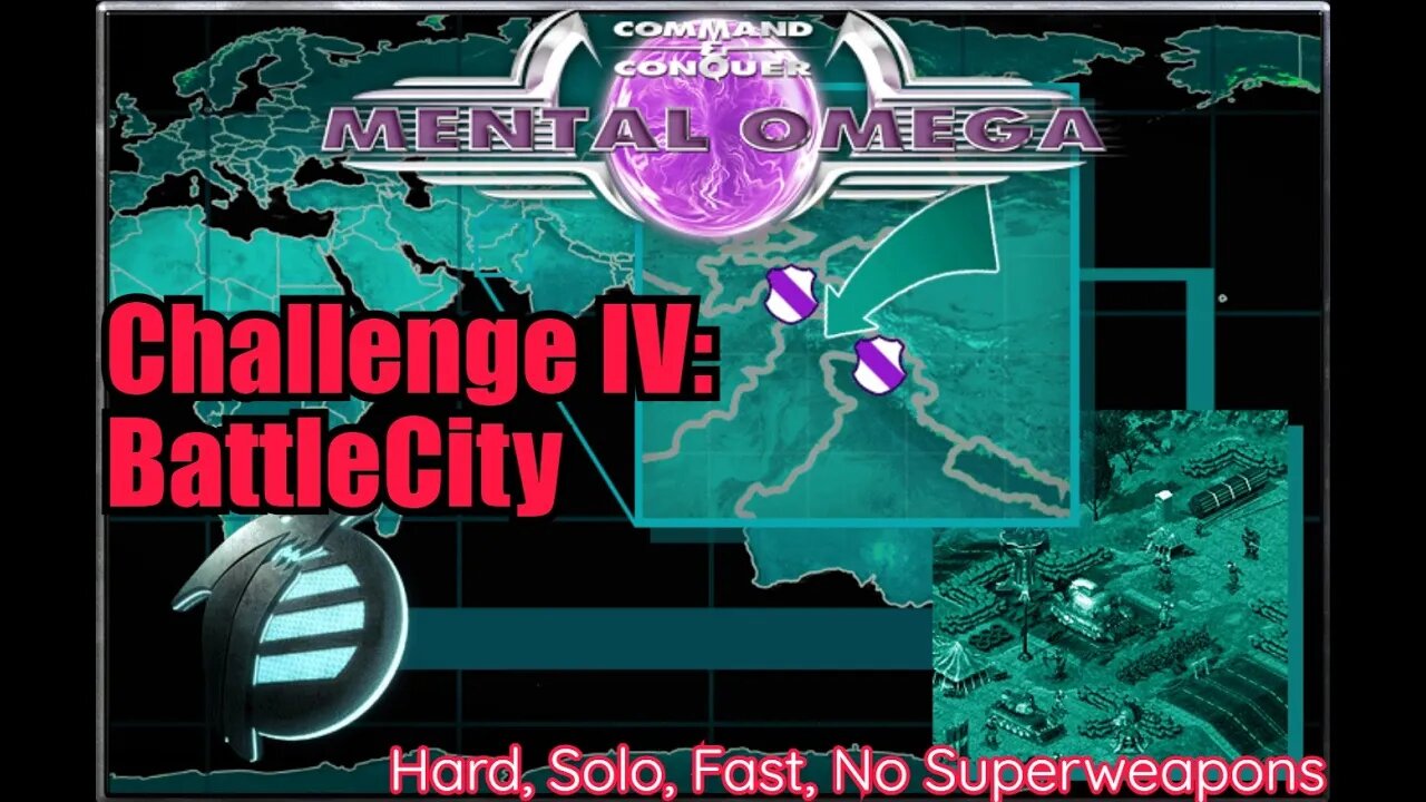Mental Omega - Challenge IV: BattleCity - Hard, Solo, Fast, No Superweapons