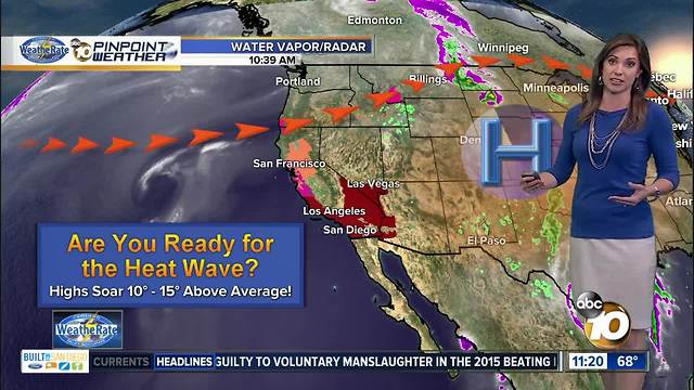 10News Pinpoint Weather with Meteorologist Megan Parry