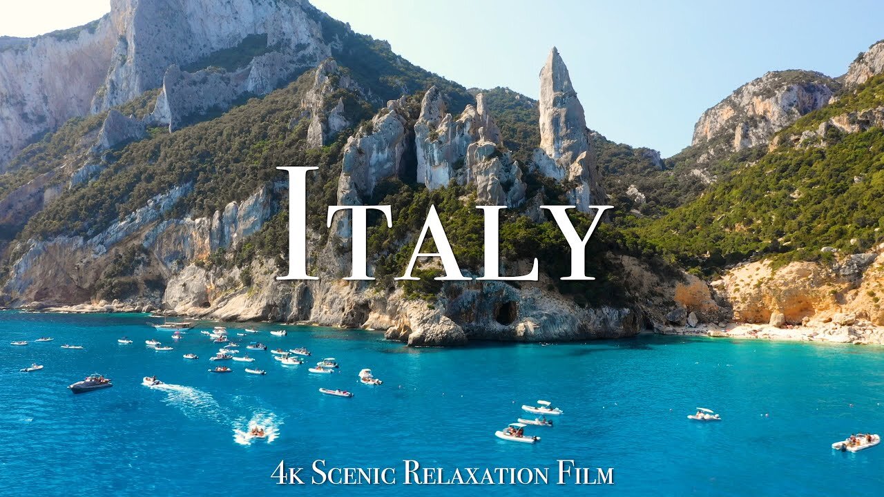 Italy 4K - Scenic Relaxation Film With Calming Music