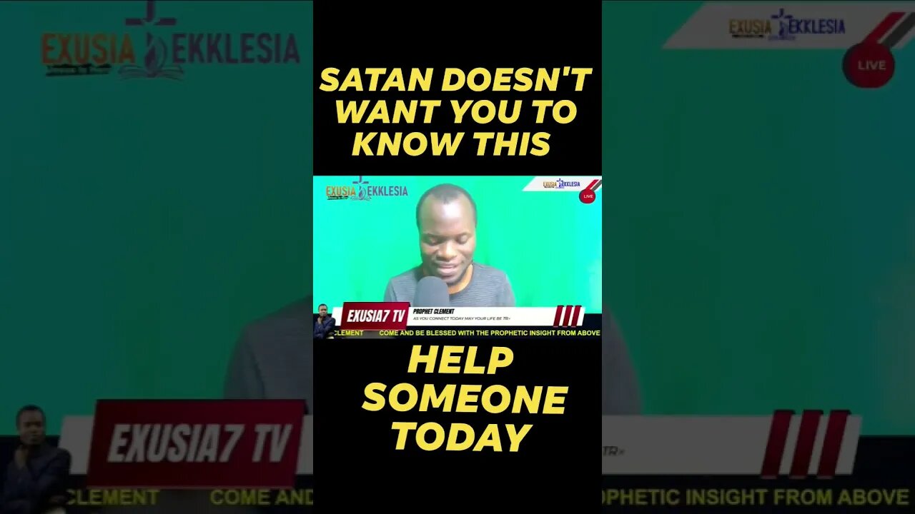 Satan Doesnt want you to know this.