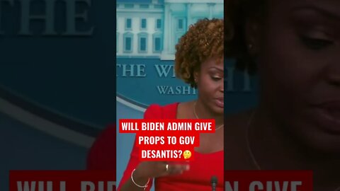 Will Biden give props to governor DeSantis?￼
