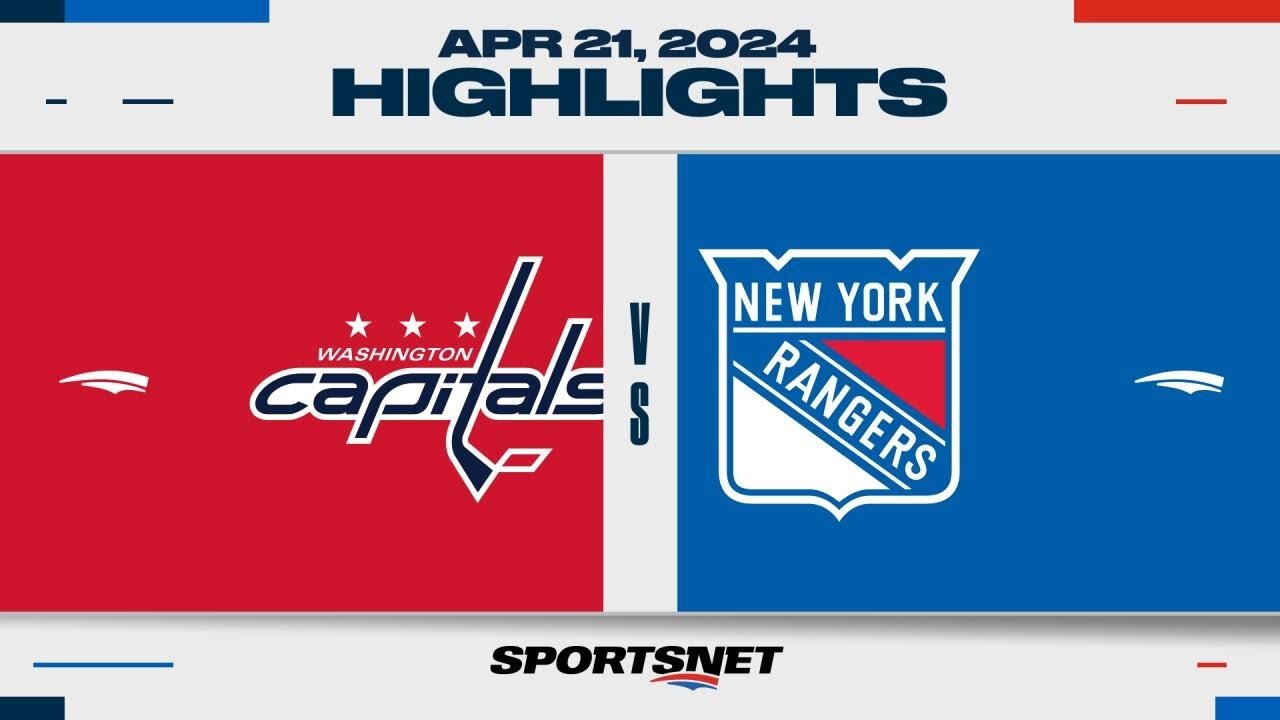 NHL Game 1 Highlights | Capitals vs. Rangers - April 21, 2024