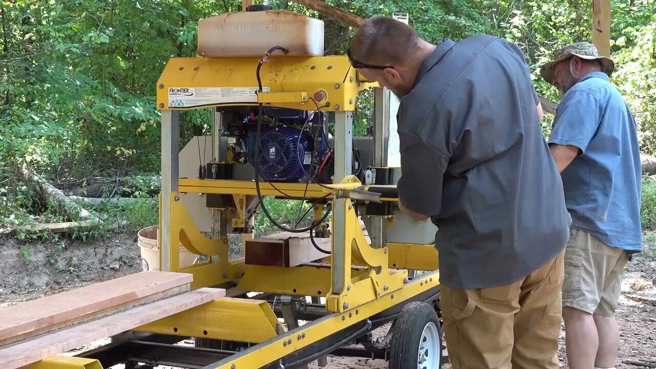 $500 Log on the Frontier Sawmill