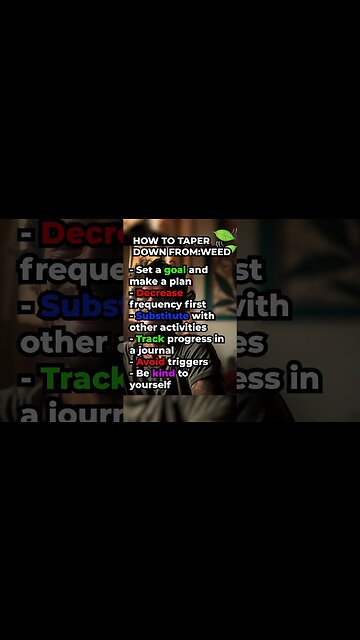 How You Can Taper Down From Weed In 5 Steps#askabhinav #shorts #goalsetting