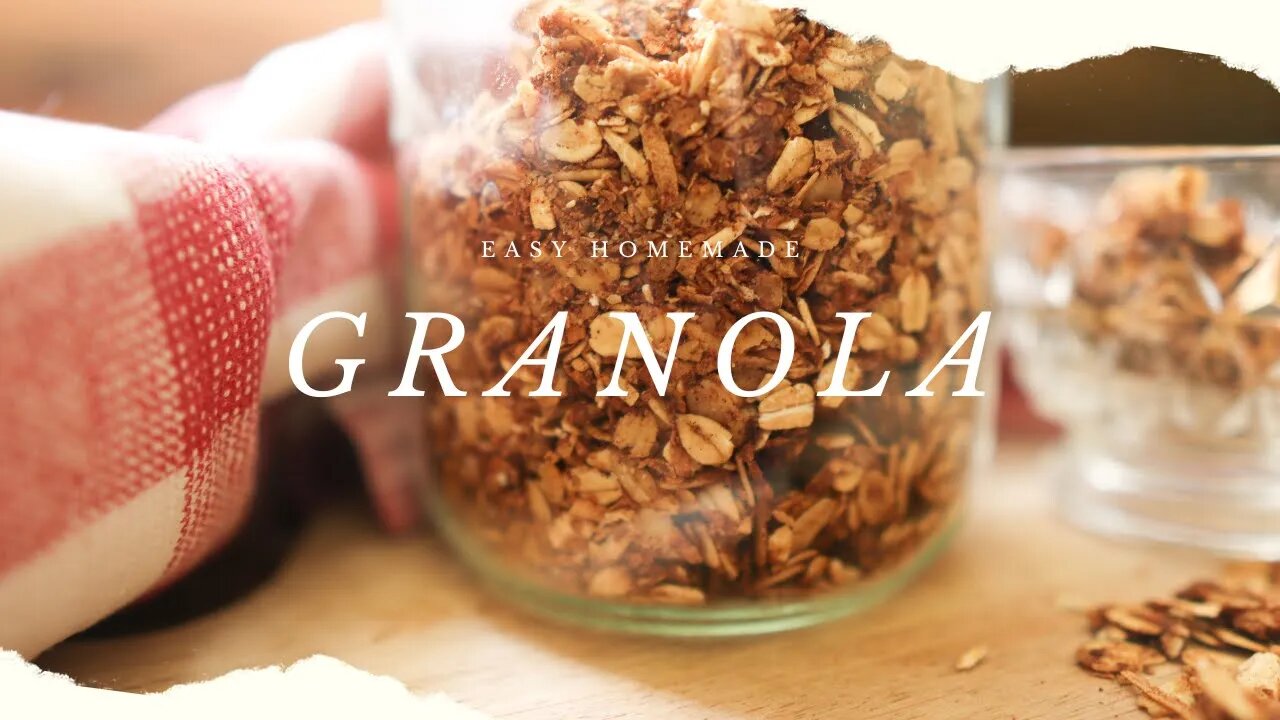 How to make GRANOLA! [Quick and Easy]