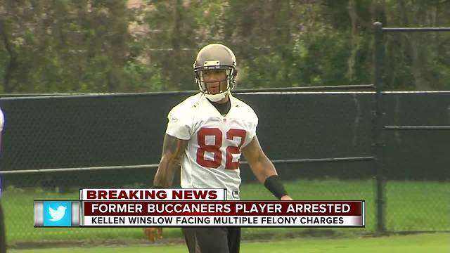 Former NFL player Kellen Winslow II charged with rape, kidnapping, sodomy