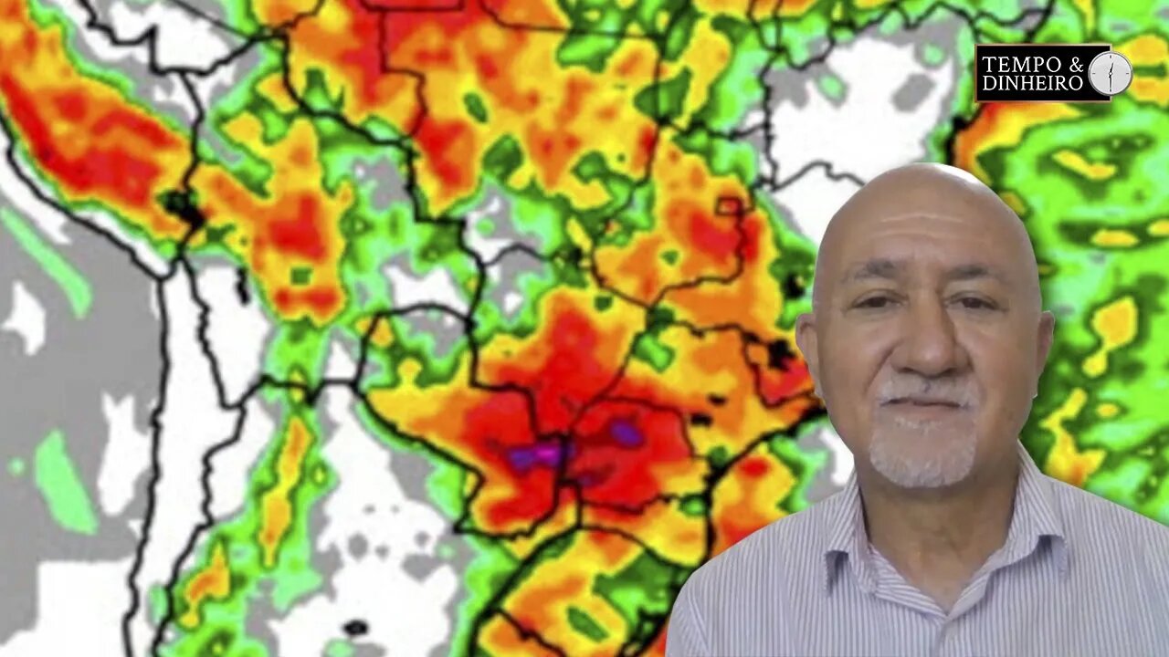 Chuvas intensas no PR, e pancadas de chuva no RS.
