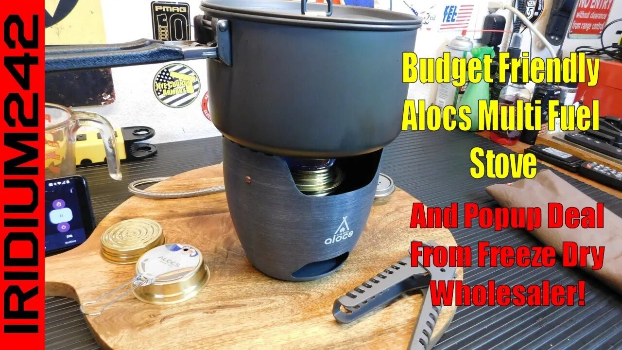 Budget Friendly: Alocs Multi Fuel Stove, Portable Mini Camp Stove
