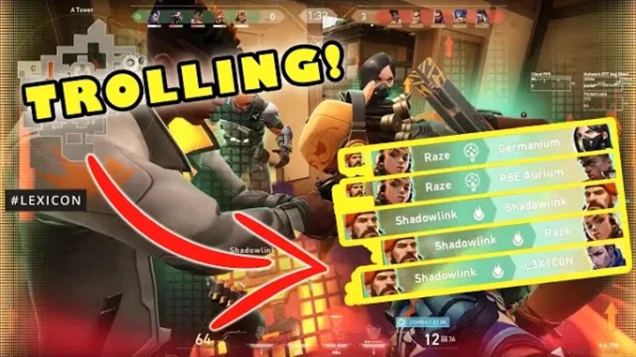 Trolling Sabotaging Teamkilling Teammates Funny Moments in Valorant #valorant #valorantfunnymoments