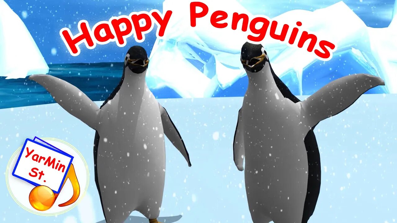 Happy Penguins / Cartoon song for kids. Yarmin st